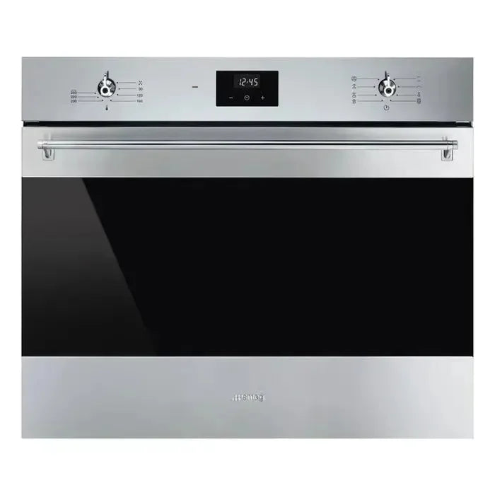 Smeg Classic Oven with Clock Stainless Steel 70cm - SFA7300TX