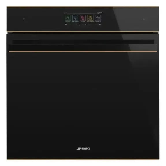 Smeg 60cm Dolce Stil Novo Pyrolytic Steam Oven - Black