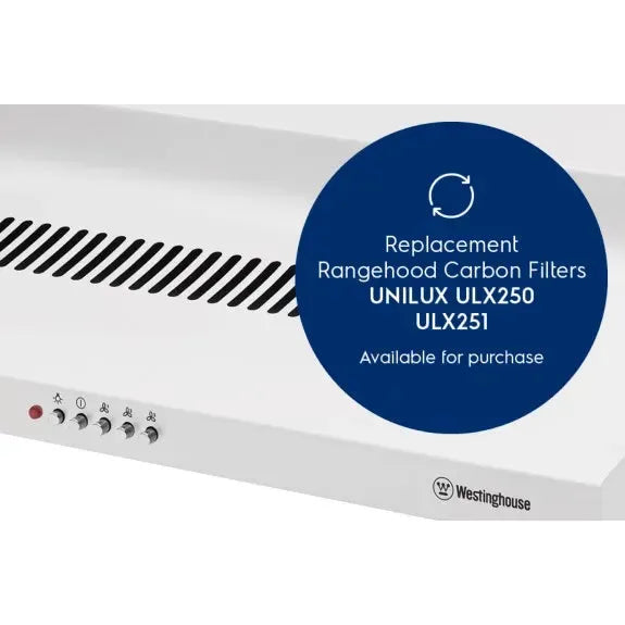 Westinghouse 90cm Fixed Rangehood - White - WRF910WA