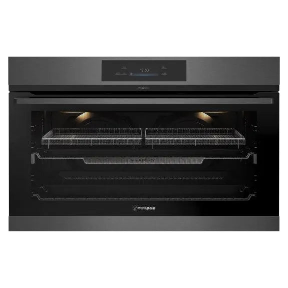90cm pyrolytic multi-function 14 oven WVEP917DSC with AirFry, dark stainless steel