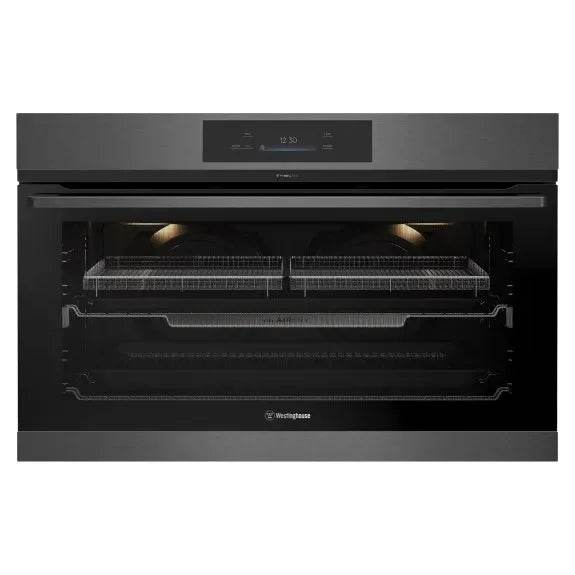90cm pyrolytic oven, 14 multi-function WVEP917DSC with AirFry, dark stainless steel - newtonshomeappliances