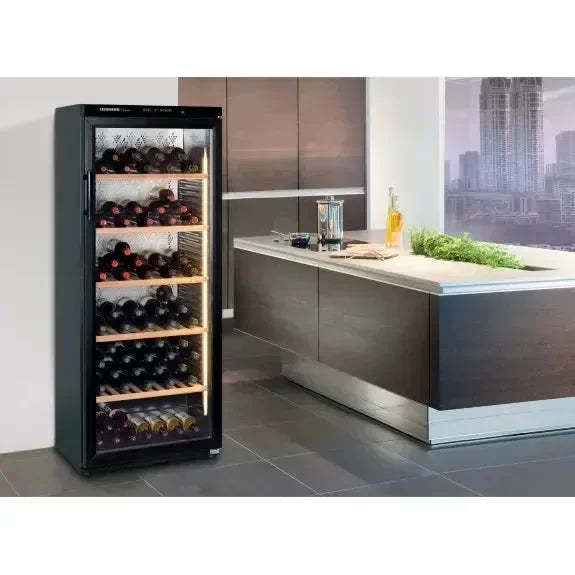 Liebherr 168 Bottle Wine Cabinet - Black