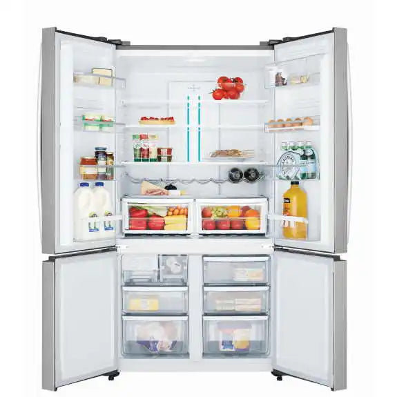 Westinghouse 541L quad door fridge WQE6000SB Stainless steel