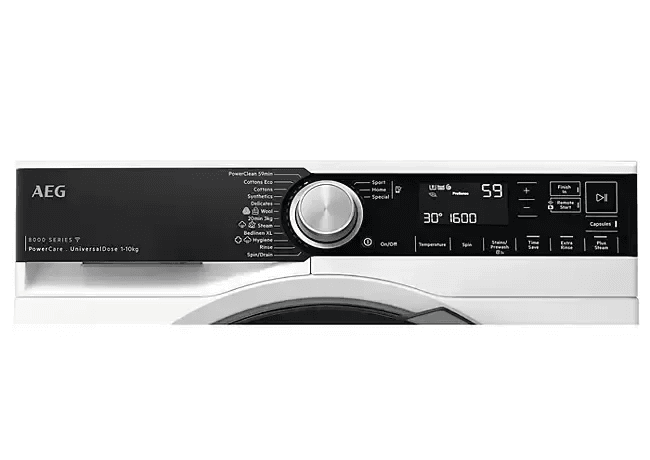 AEG 10kg 8000 Series Front Load Washing Machine - newtonshomeappliances