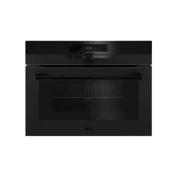 AEG 45cm CombiQuick Built-In Microwave Oven - Matte Black - newtonshomeappliances