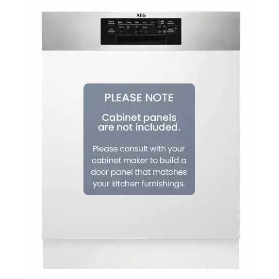 AEG 60cm Semi-Integrated Dishwasher 1 Only Clearance Model - newtonshomeappliances