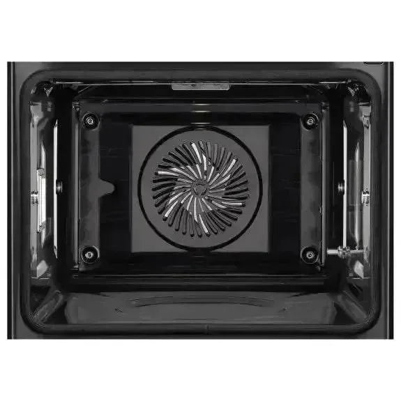 Falcon glass black 1100mm induction cooker oven interior with convection fan