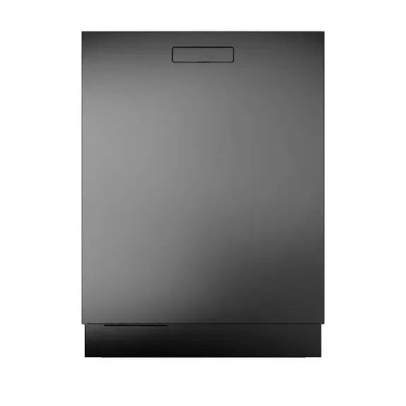 Sleek black built-in dishwasher for modern kitchen appliance design