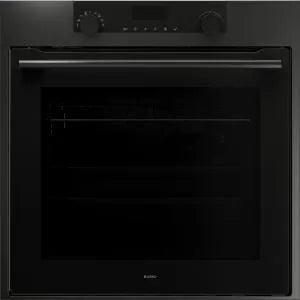 Falcon premium European glass black upright 1100mm induction cooker with sleek design