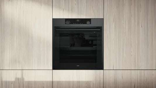 Falcon premium European glass black upright 1100mm induction cooker in modern kitchen