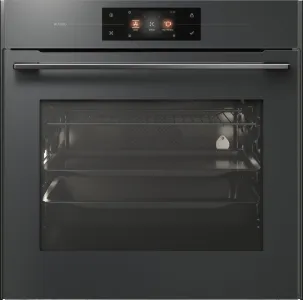 Falcon premium European glass black upright 1100mm induction cooker with sleek design