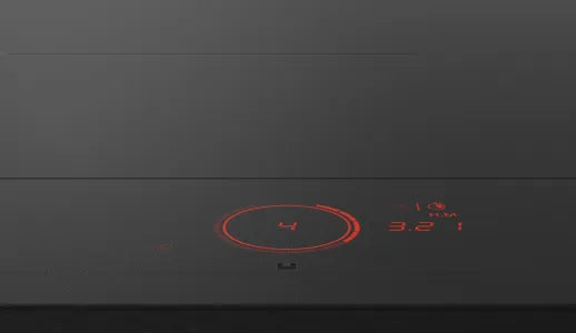 Falcon premium European glass black induction cooker with red digital display