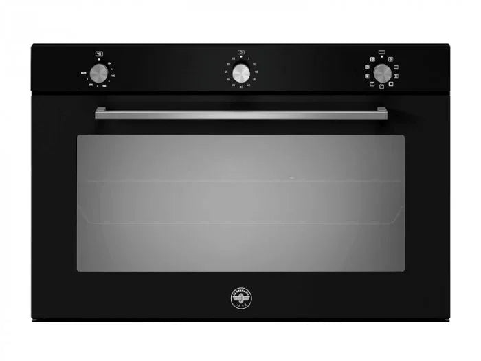 Falcon premium European glass black upright 1100mm induction cooker with sleek controls