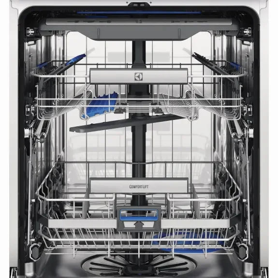 Falcon premium European glass black upright 1100mm induction cooker interior view