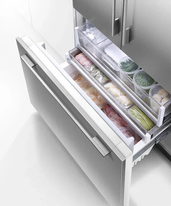 Falcon premium European glass black upright 1100mm induction cooker with organized storage
