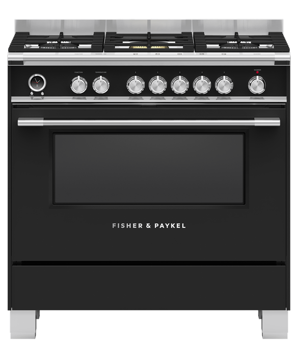 Fisher & Paykel 90cm Series 9 Classic Duel Fuel Pyrolytic Upright Cooker - OR90SCG6