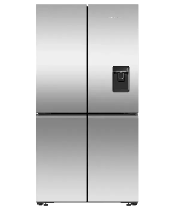 Fisher & Paykel 538L Series 7 Quad Door Refrigerator Freezer Ice & Water RF605QNUVX1