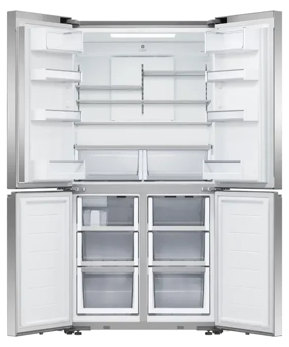 Fisher & Paykel 538L Series 7 Quad Door Refrigerator Freezer Ice & Water RF605QNUVX1