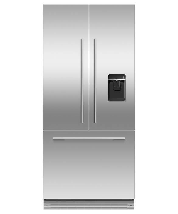 Fisher & Paykel 80cm Integrated French Door Refrigerator Ice & Water - RS80AU1