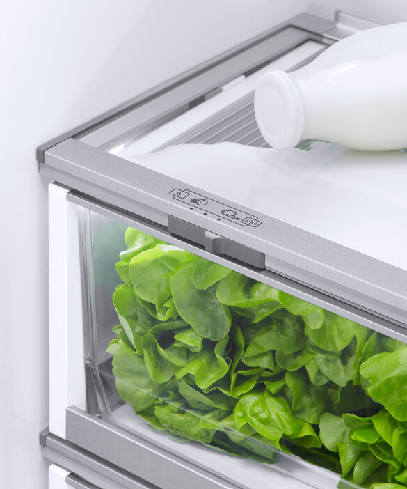 Fisher & Paykel 90cm Integrated French Door Refrigerator Ice & Water - RS90AU1