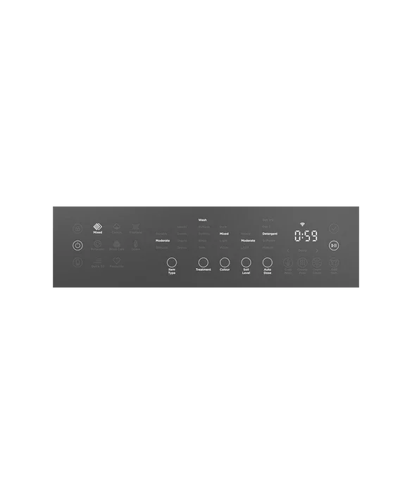 Falcon premium European glass black upright 1100mm induction cooker control panel