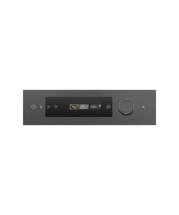 Falcon premium European glass black upright 1100mm induction cooker with sleek digital controls