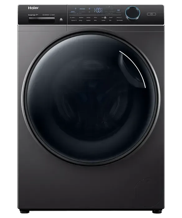 Haier 9kg Front Loader Washing Machine HWF90ANB1 600 Series UV Protect - Black