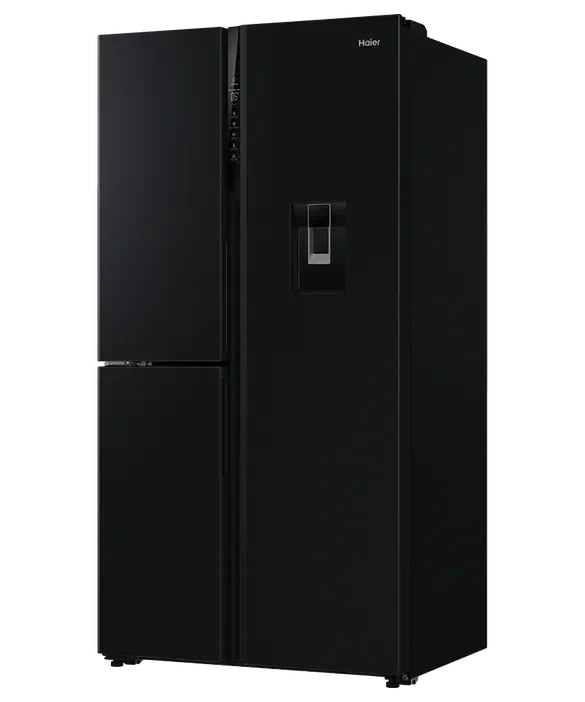 Falcon premium black upright 1100mm induction cooker with sleek glass finish