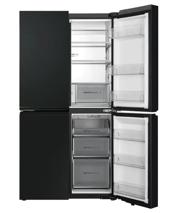 Haier HRF680YPC 623L Quad Door Refrigerator Freezer Ice & Water 600 Series