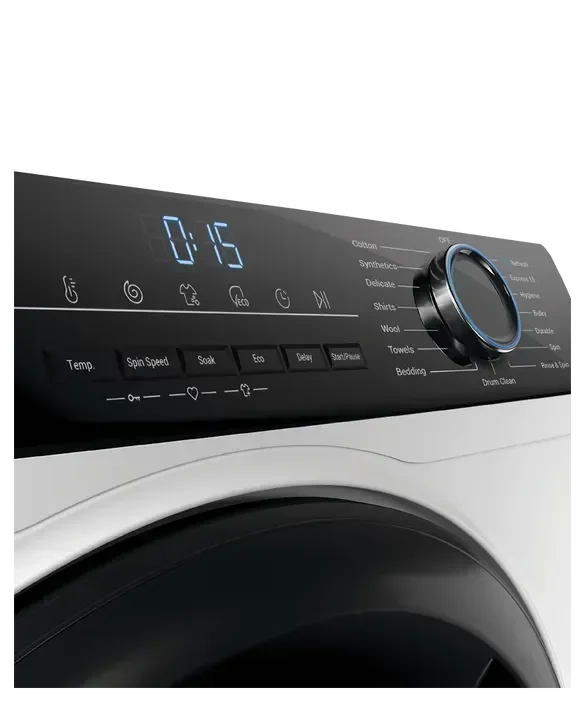 Falcon premium European Glass Black Upright 1100mm Induction Cooker with control panel and digital display