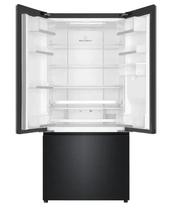 HRF520FHC Haier 489L 600 Series French Door Refrigerator Freezer with Water Dispenser Black