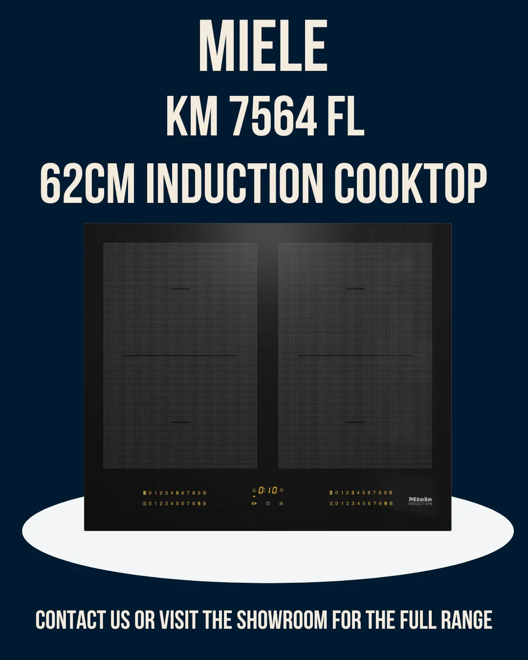 Miele 62cm Induction Cooktop KM 7564 FL