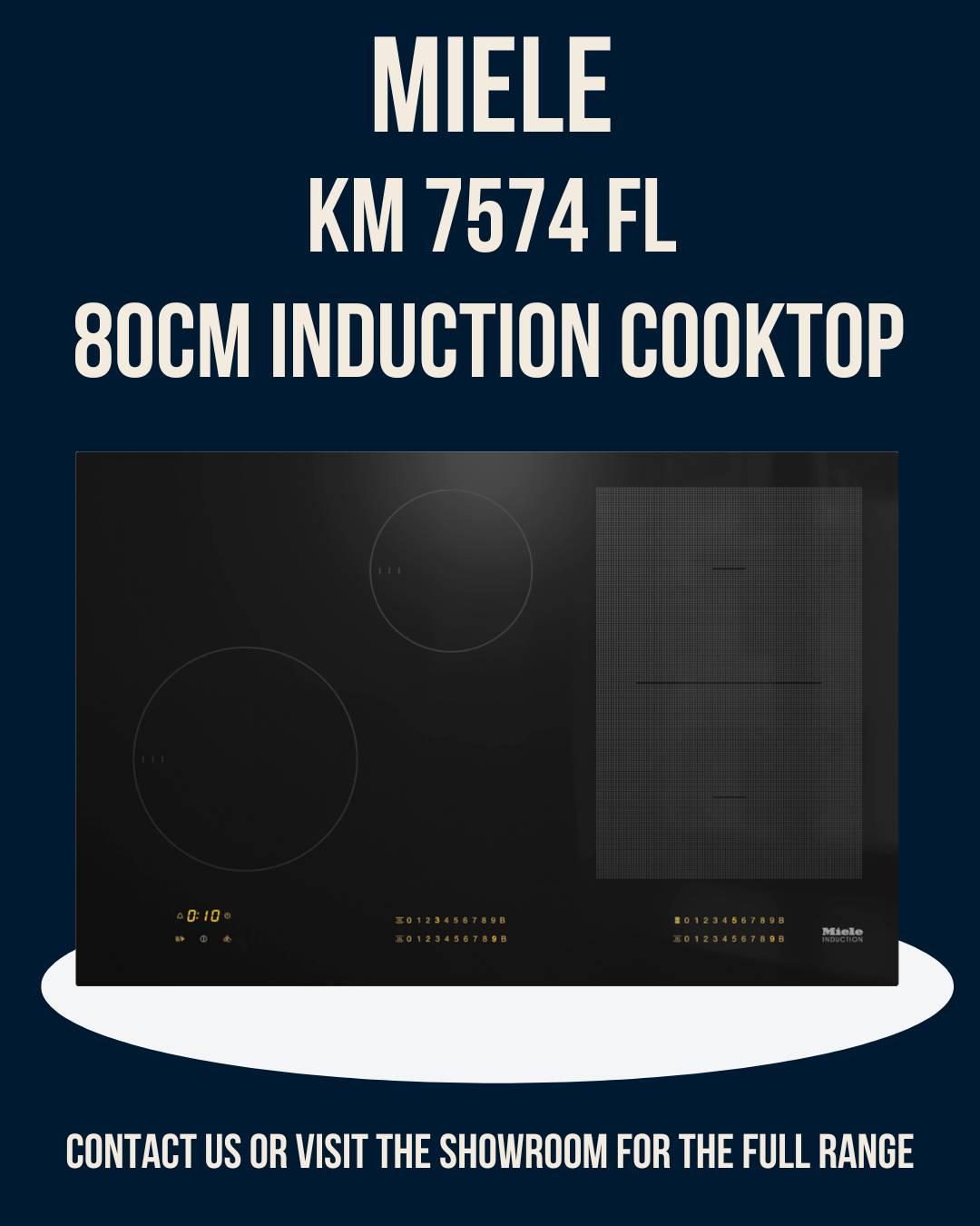 Miele 80cm Induction Cooktop KM 7574 FL