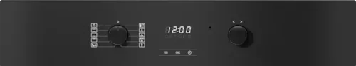 Falcon premium European glass black upright 1100mm induction cooker with digital display and controls