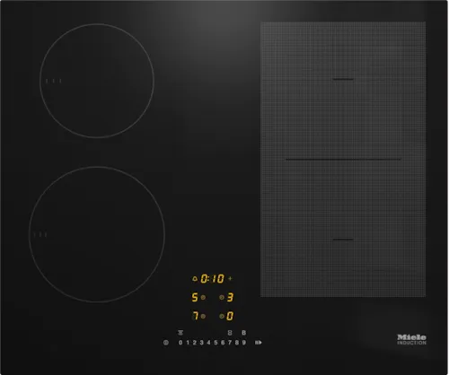 Falcon premium European glass black upright 1100mm induction cooker with digital controls