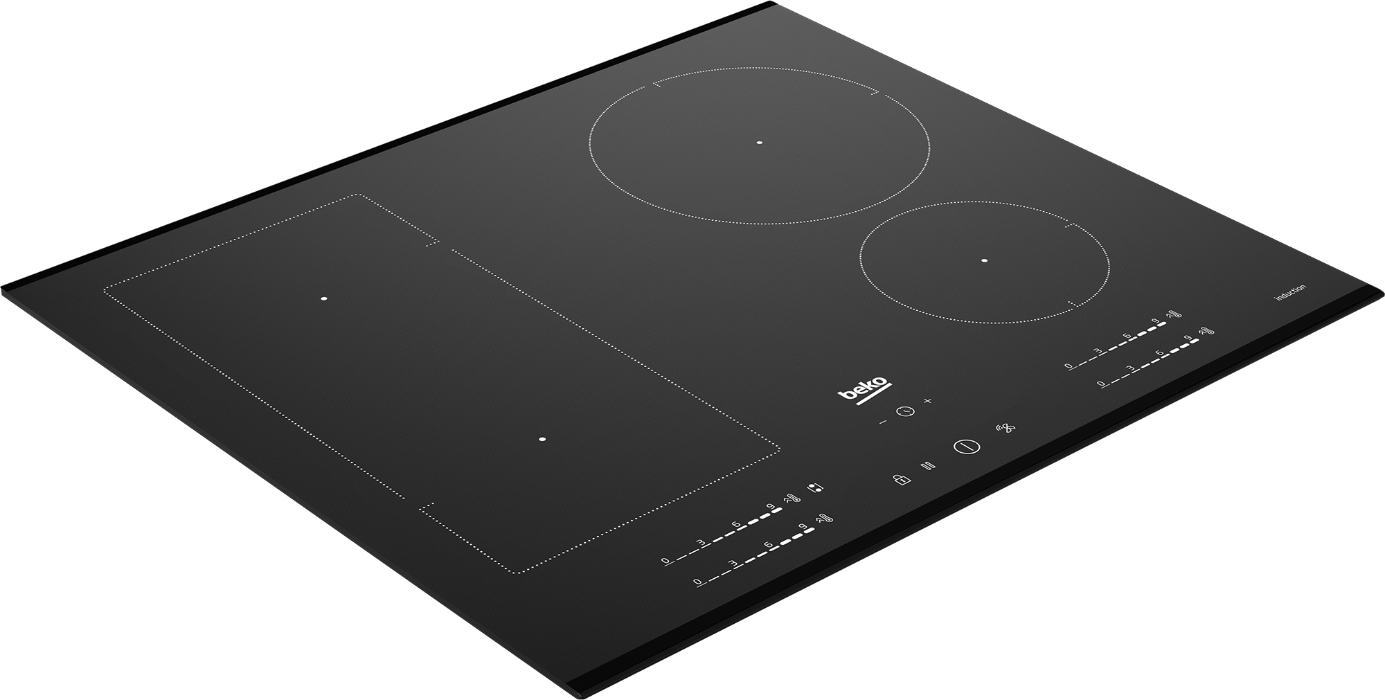 Beko 60cm Induction Cooktop with IndyFlex Zone - BCT601IGN *Ex-Display*