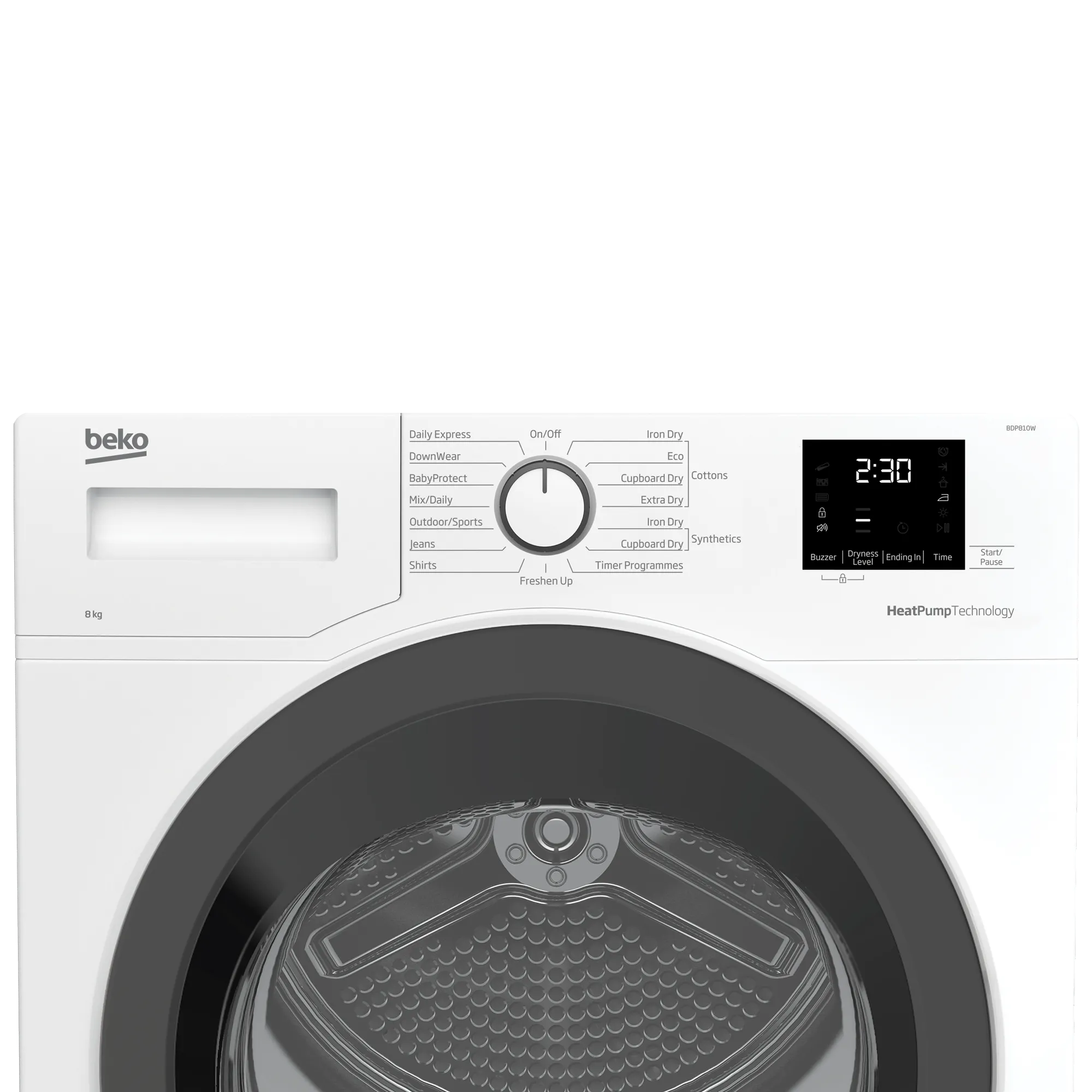 Beko 8kg Heat Pump Dryer - BDP810W