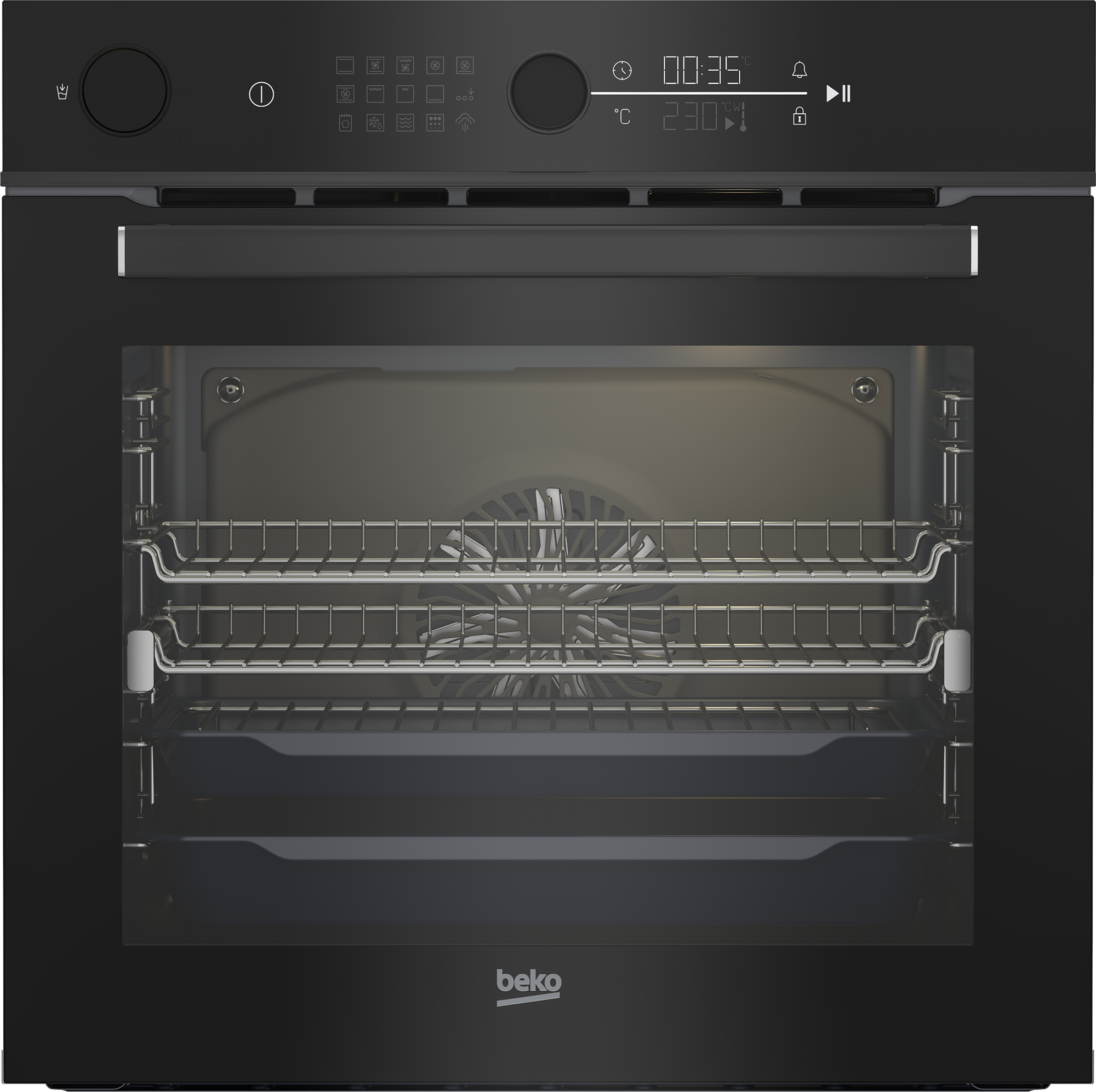 Beko 60cm Built In Oven BBO6852SDX Multifunction Steam Assisted Wall Oven