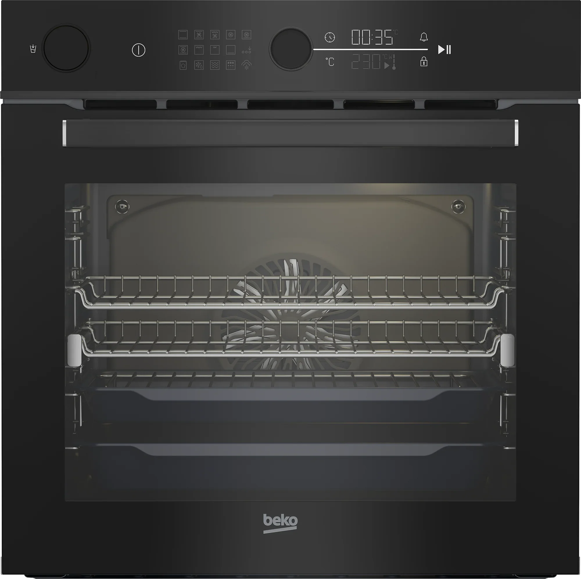 Beko 60cm Built In Oven BBO6852SDX Multifunction Steam Assisted Wall Oven