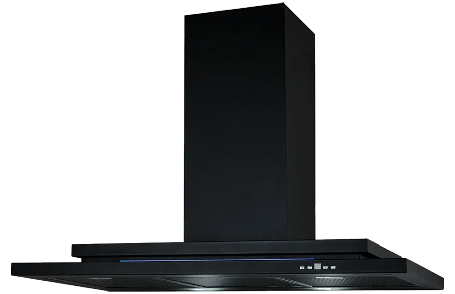 Schweigen 90cm Wallmount Rangehood Silent Black showing product