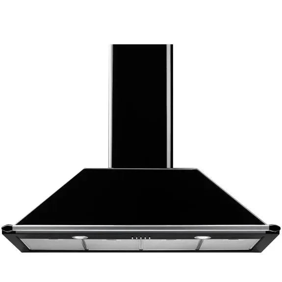Black European glass upright induction cooker with sleek design