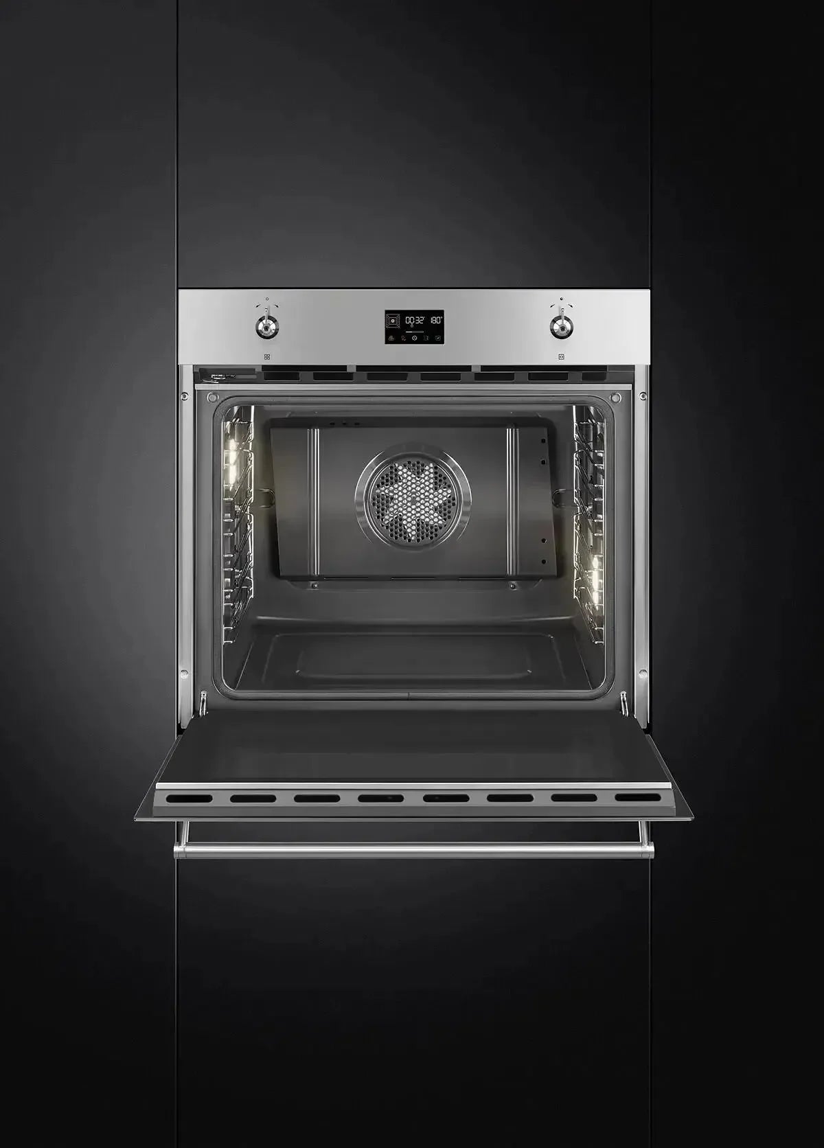 Smeg 76cm Classic Pyrolytic Steam Oven With Probe - Stainless Steel - SOPA3302TPX