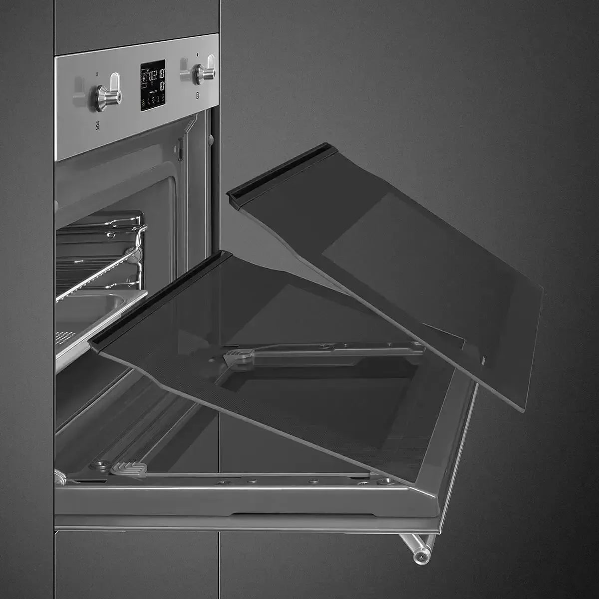 Smeg 45cm Classic Compact Steam Oven - SOA4302S3