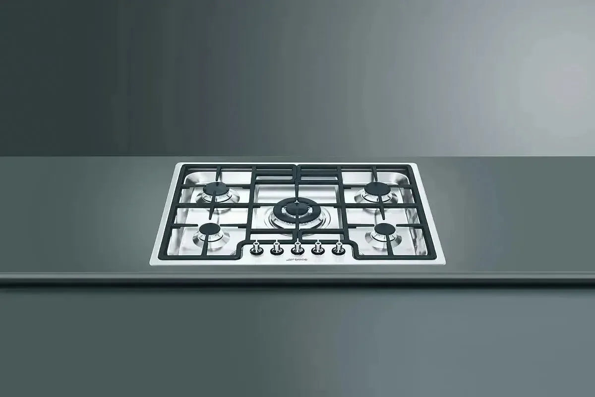 Smeg 72cm Classic Gas Cooktop - Stainless Steel - PGA75-4