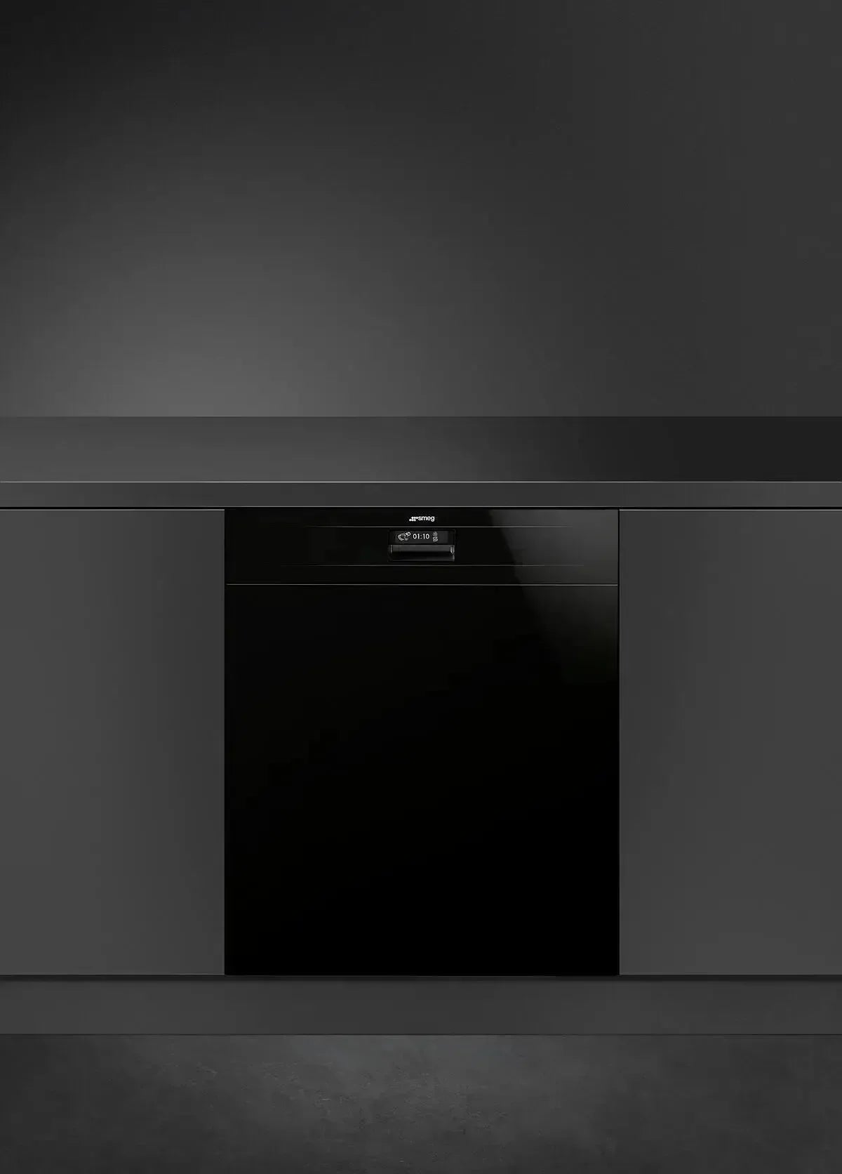 Smeg 60cm Diamond Underbench Dishwasher - Black -DWAU615DB3