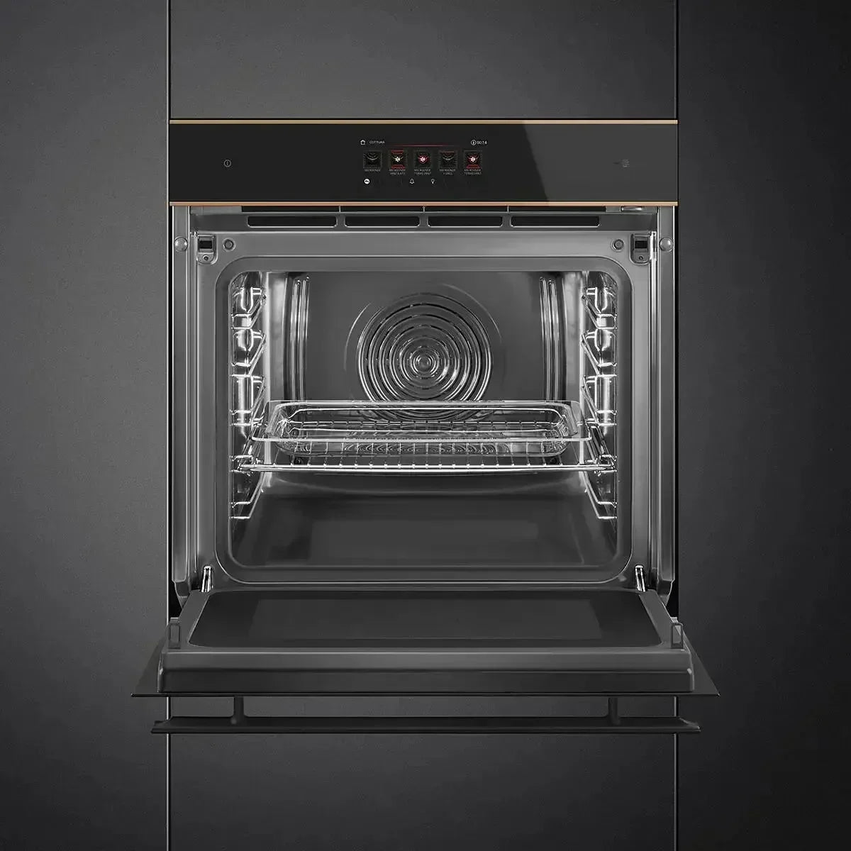Smeg 60cm Omnichef Oven SOA6606WAPNR open view