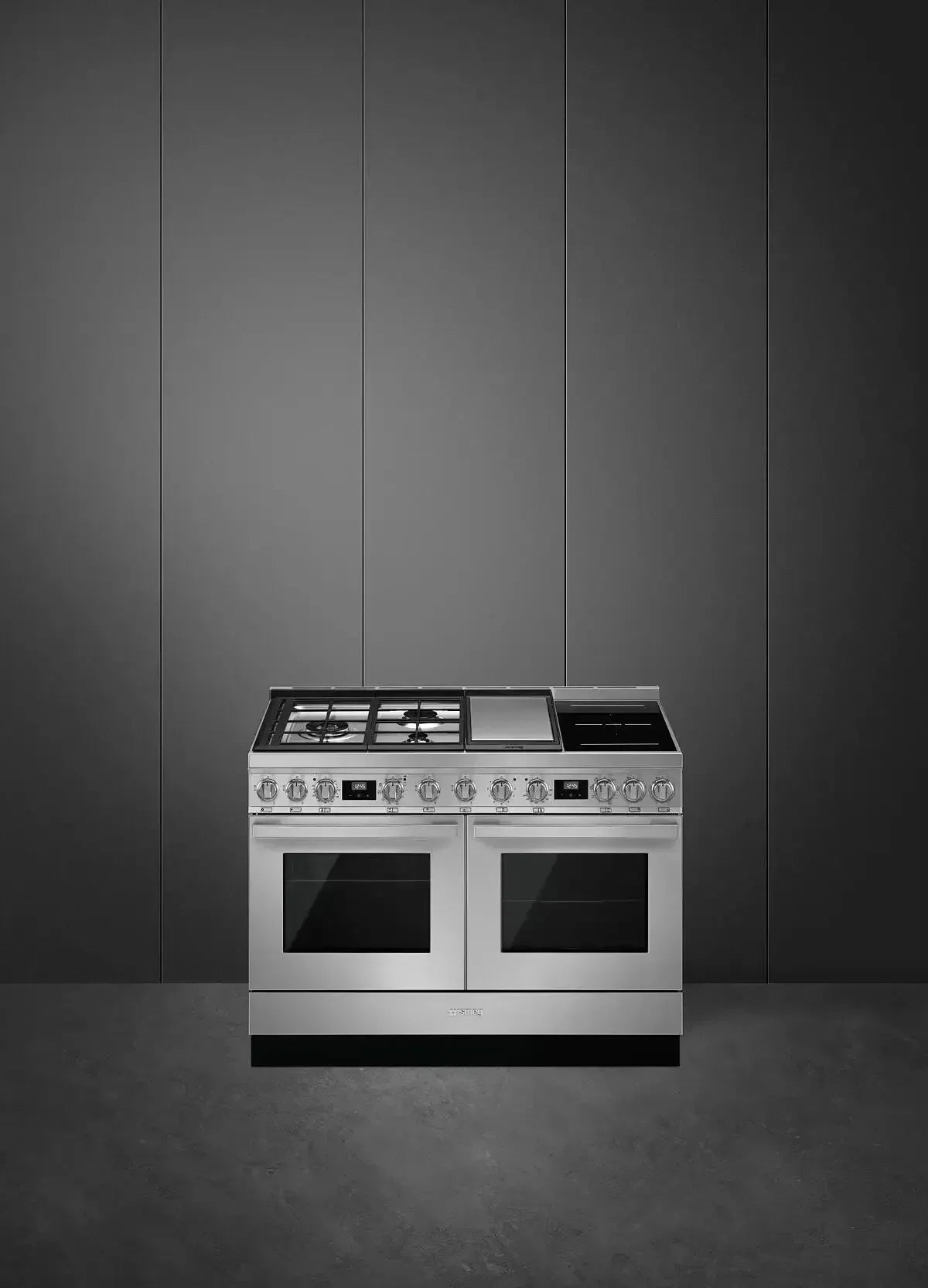 Smeg 120cm Portofino Multifunction Cooker - Stainless Steel