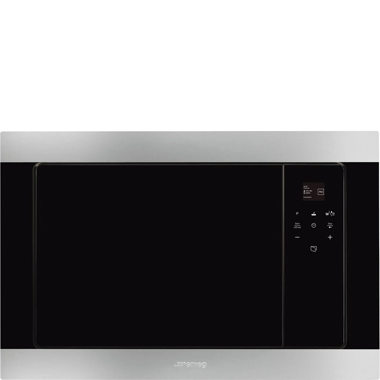 Falcon premium European glass black upright 1100mm induction cooker with sleek controls