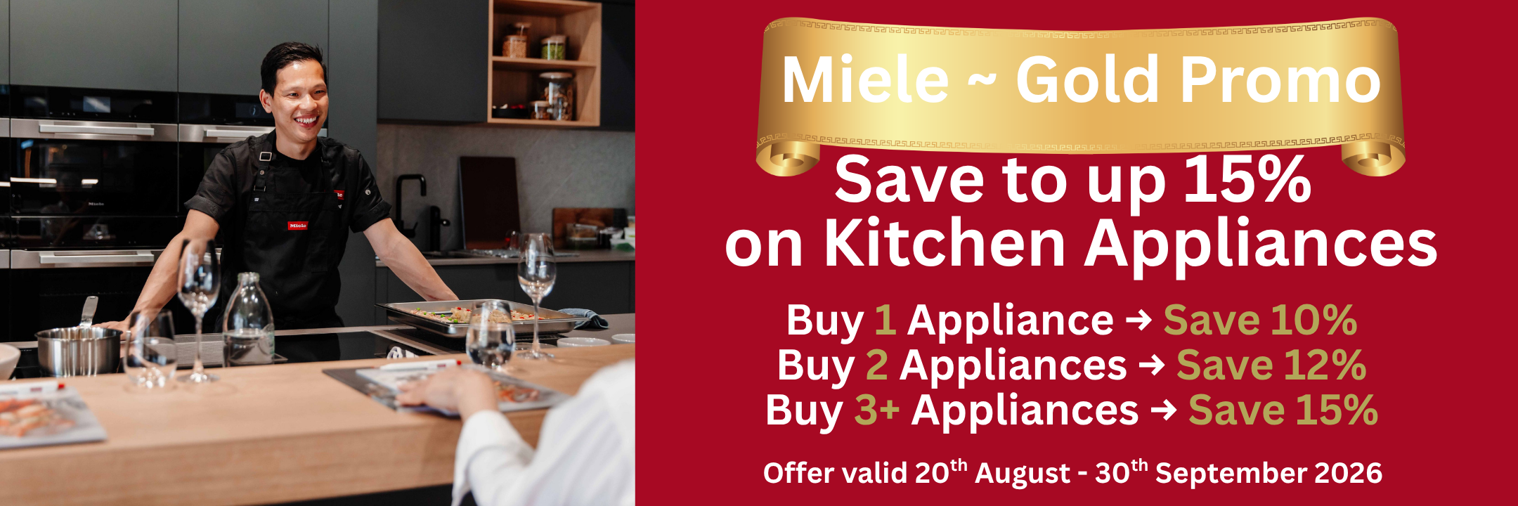 Miele - Gold Kitchen Package