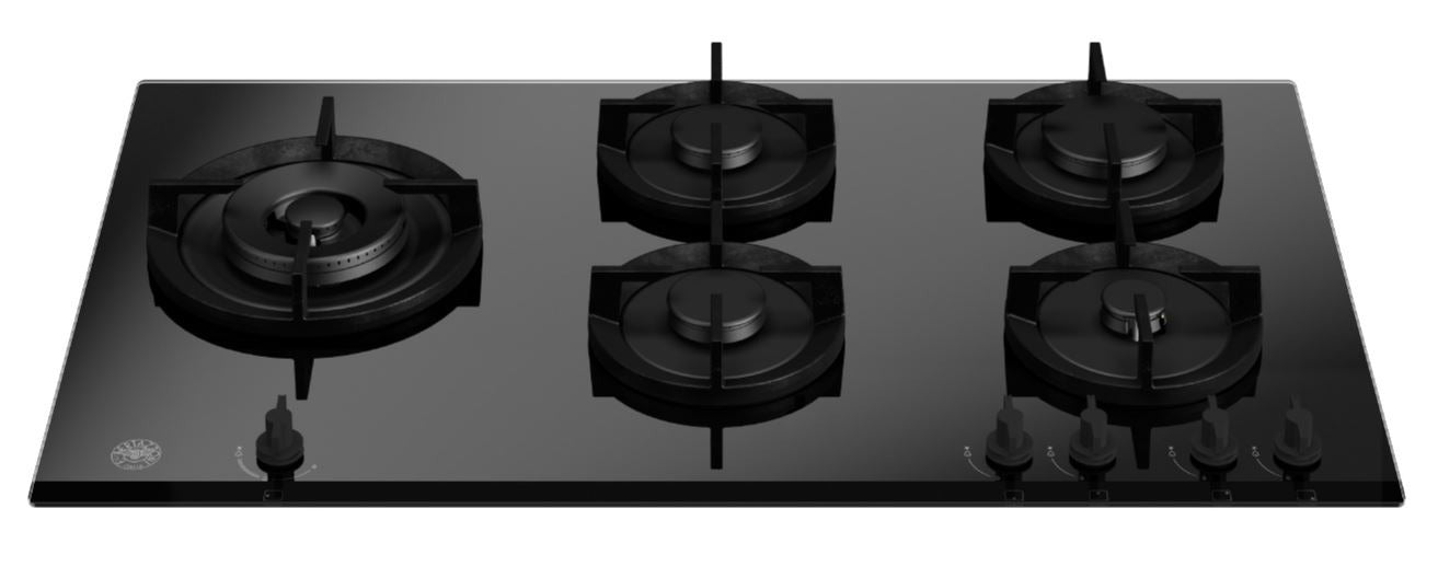 Bertazzoni 90cm Gas on Glass Cooktop - P905LMODGNE *Clearance Line*